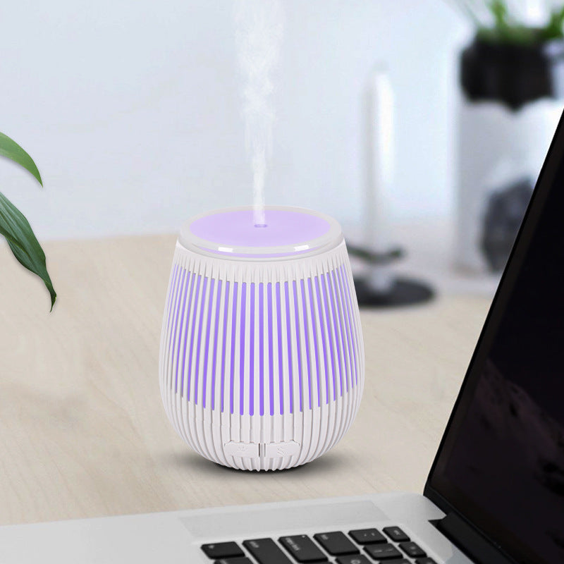 USB-aromadiffuser med fargelys – luftfukterlampe