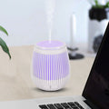 USB-aromadiffuser med fargelys – luftfukterlampe