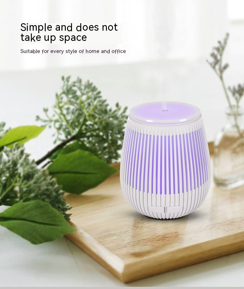 USB-aromadiffuser med fargelys – luftfukterlampe