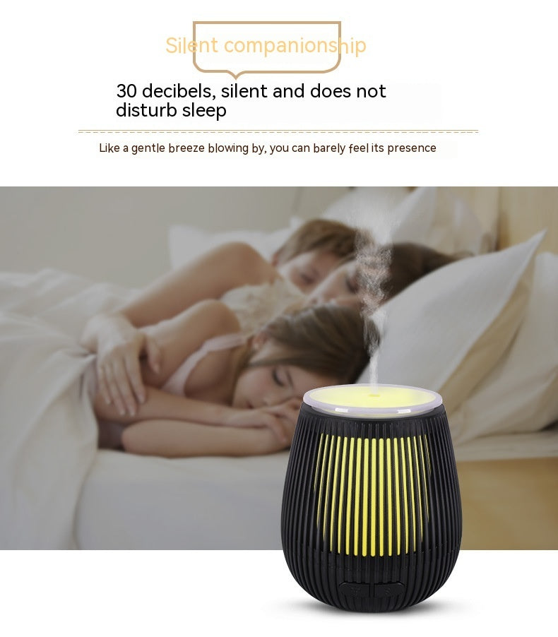 USB-aromadiffuser med fargelys – luftfukterlampe