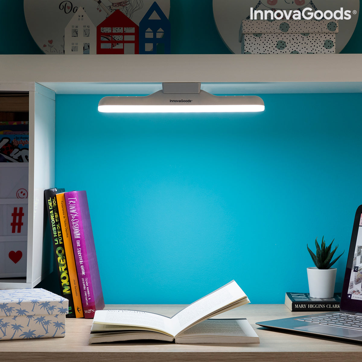 2-i-1 oppladbar magnetisk LED-lampe – Lamal