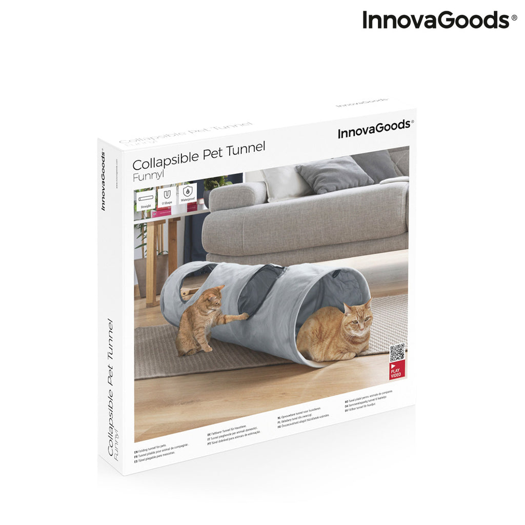 Sammenleggbar kattetunnel Funnyl – InnovaGoods