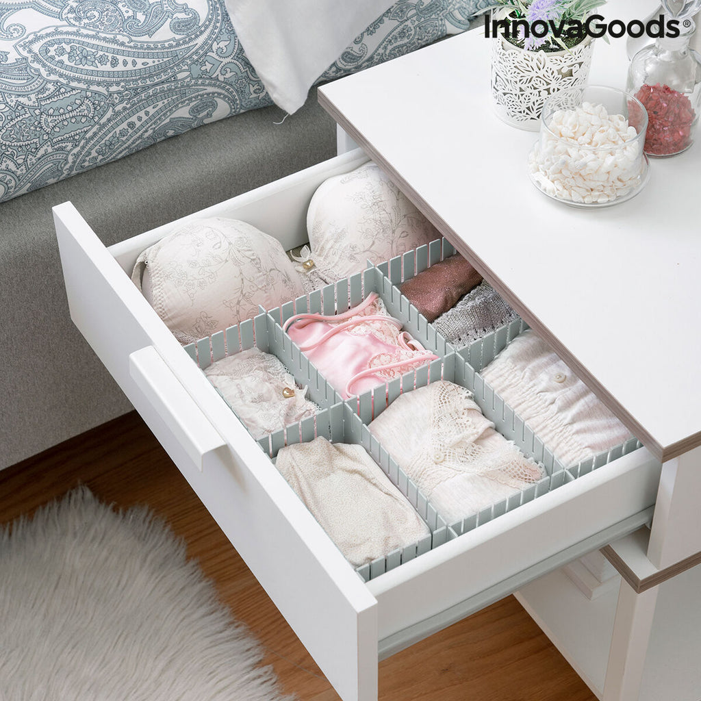 Justerbar skuffeorganisator Condor – 16 deler, InnovaGoods