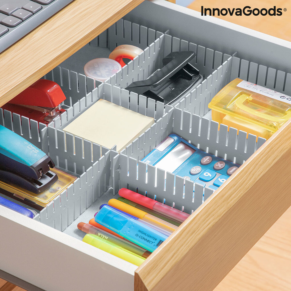 Justerbar skuffeorganisator Condor – 16 deler, InnovaGoods