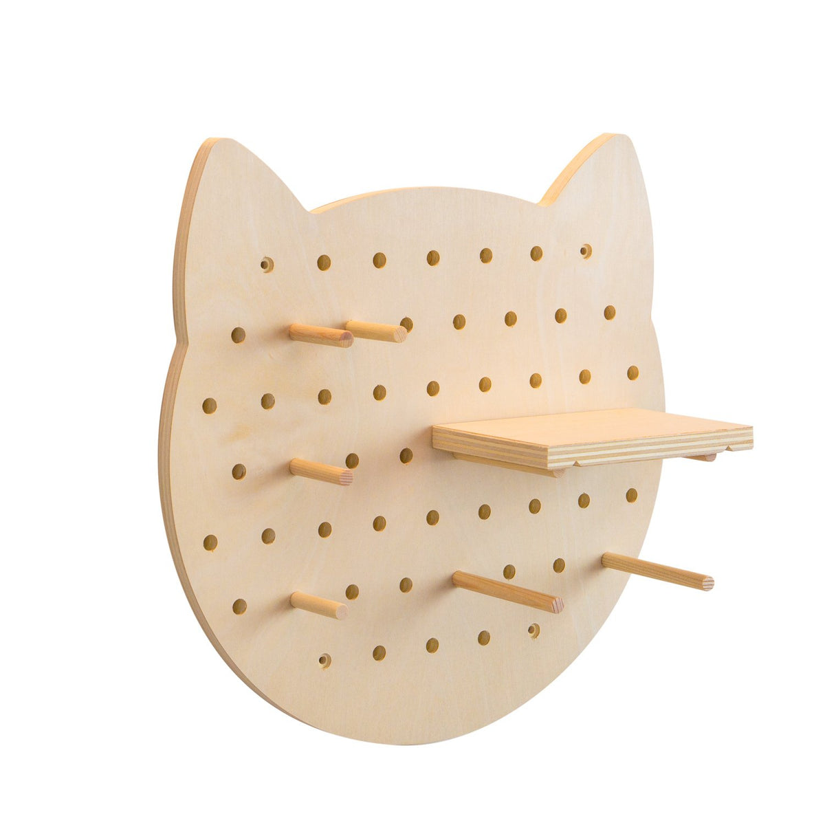 Pegboard-organizer i katteform