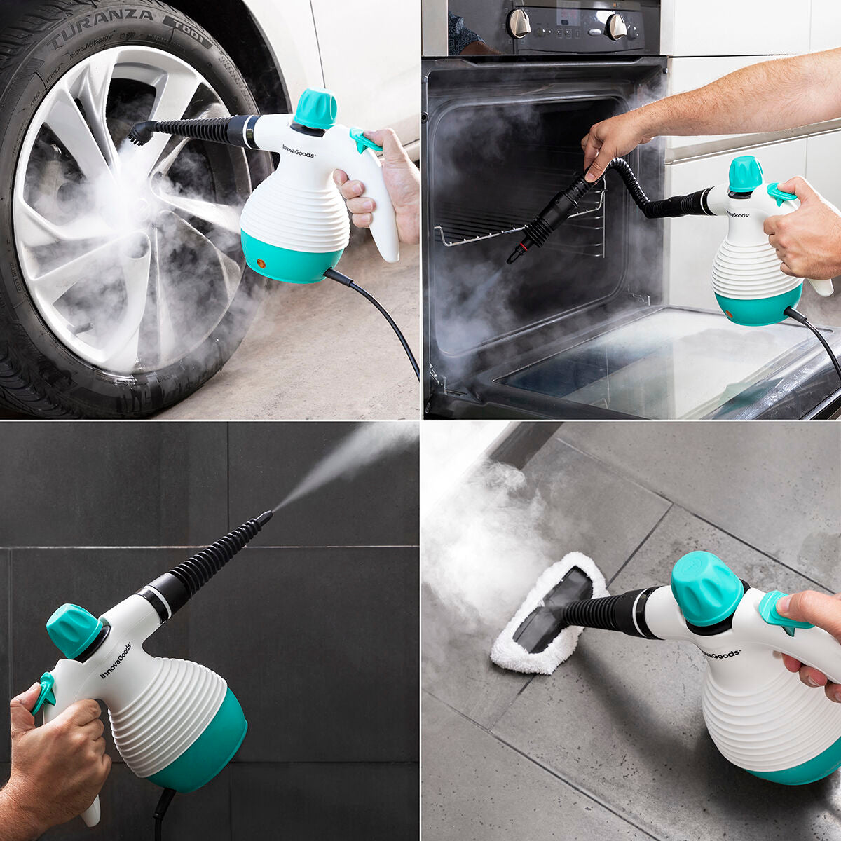 Håndholdt dampapparat 9-i-1 Steany – InnovaGoods