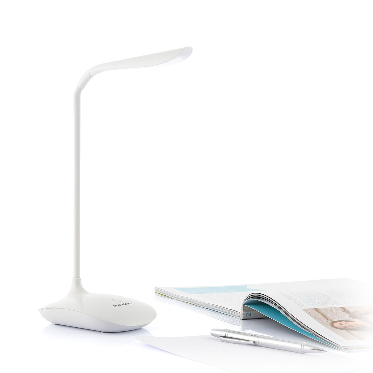 Oppladbar berøringsstyrt LED-bordlampe – Lum2Go