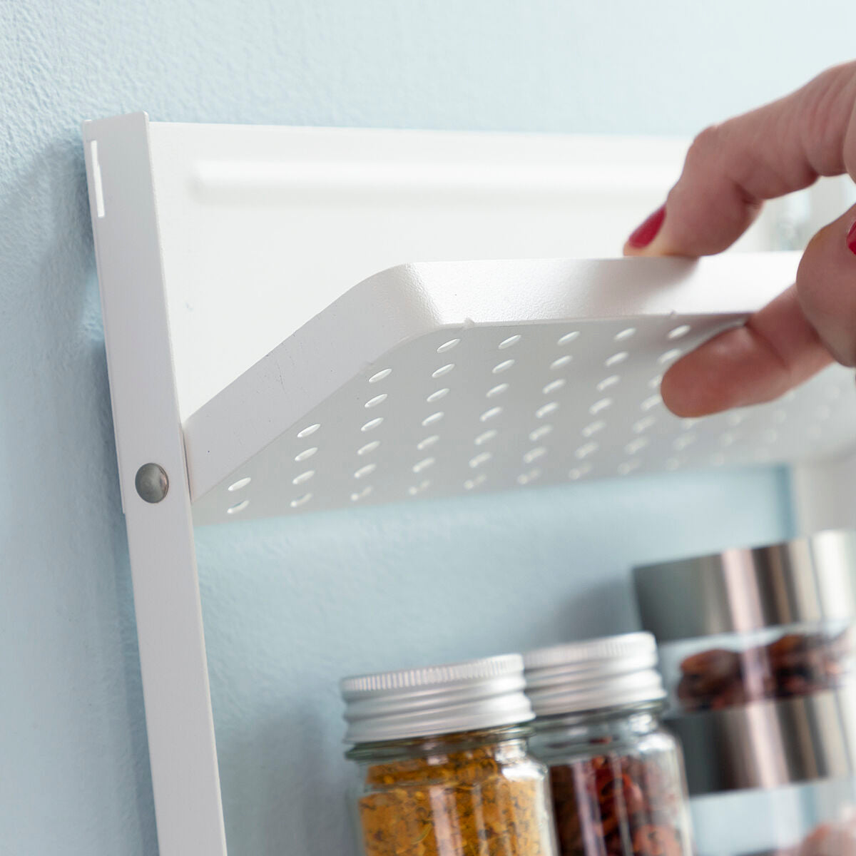 Magnetisk organizerhylle MagoRac – InnovaGoods, hvit