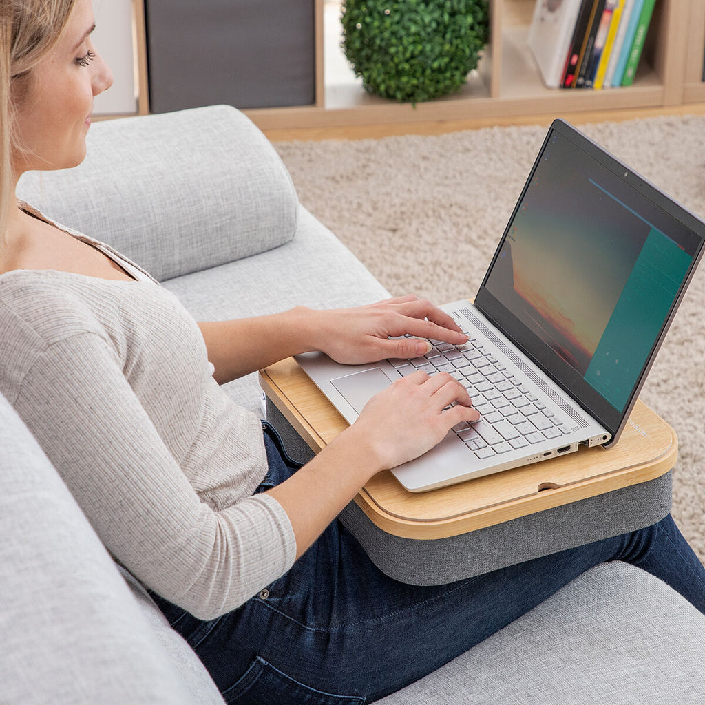 Bærbart laptopbord med oppbevaringsbrett Larage – InnovaGoods