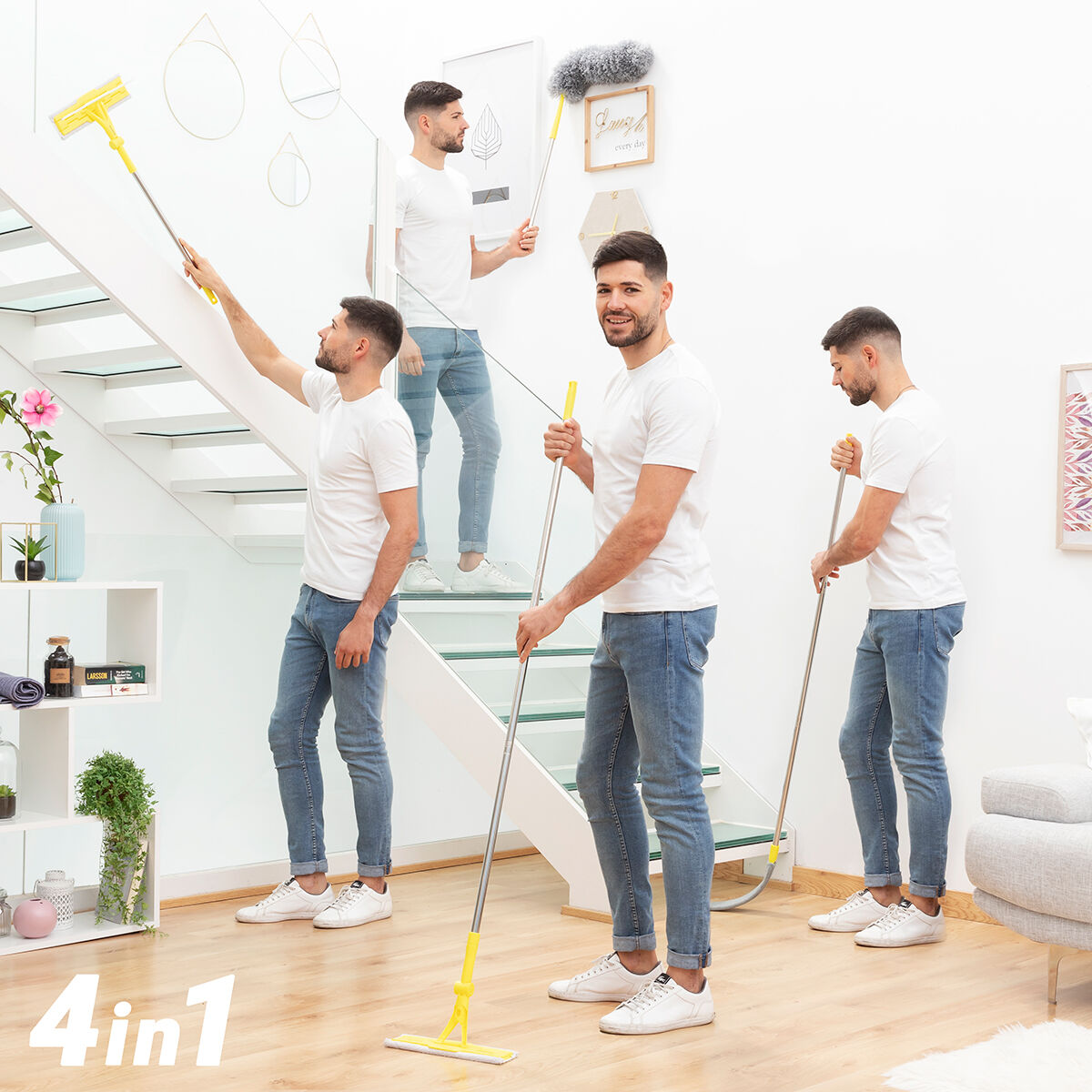 4-i-1 rengjøringssett Clese – InnovaGoods