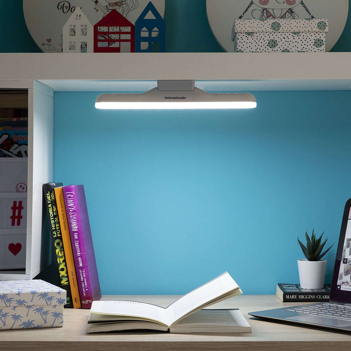 2-i-1 oppladbar magnetisk LED-lampe – Lamal