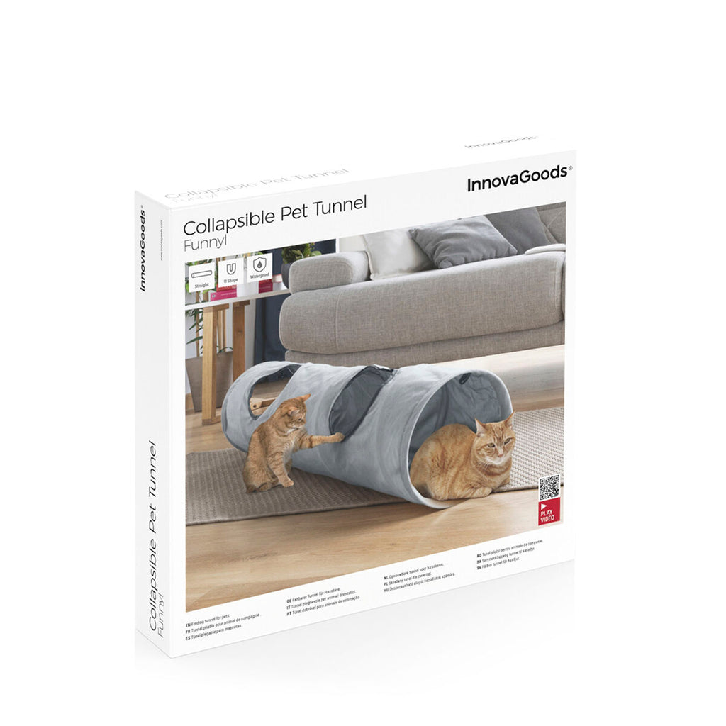 Sammenleggbar kattetunnel Funnyl – InnovaGoods