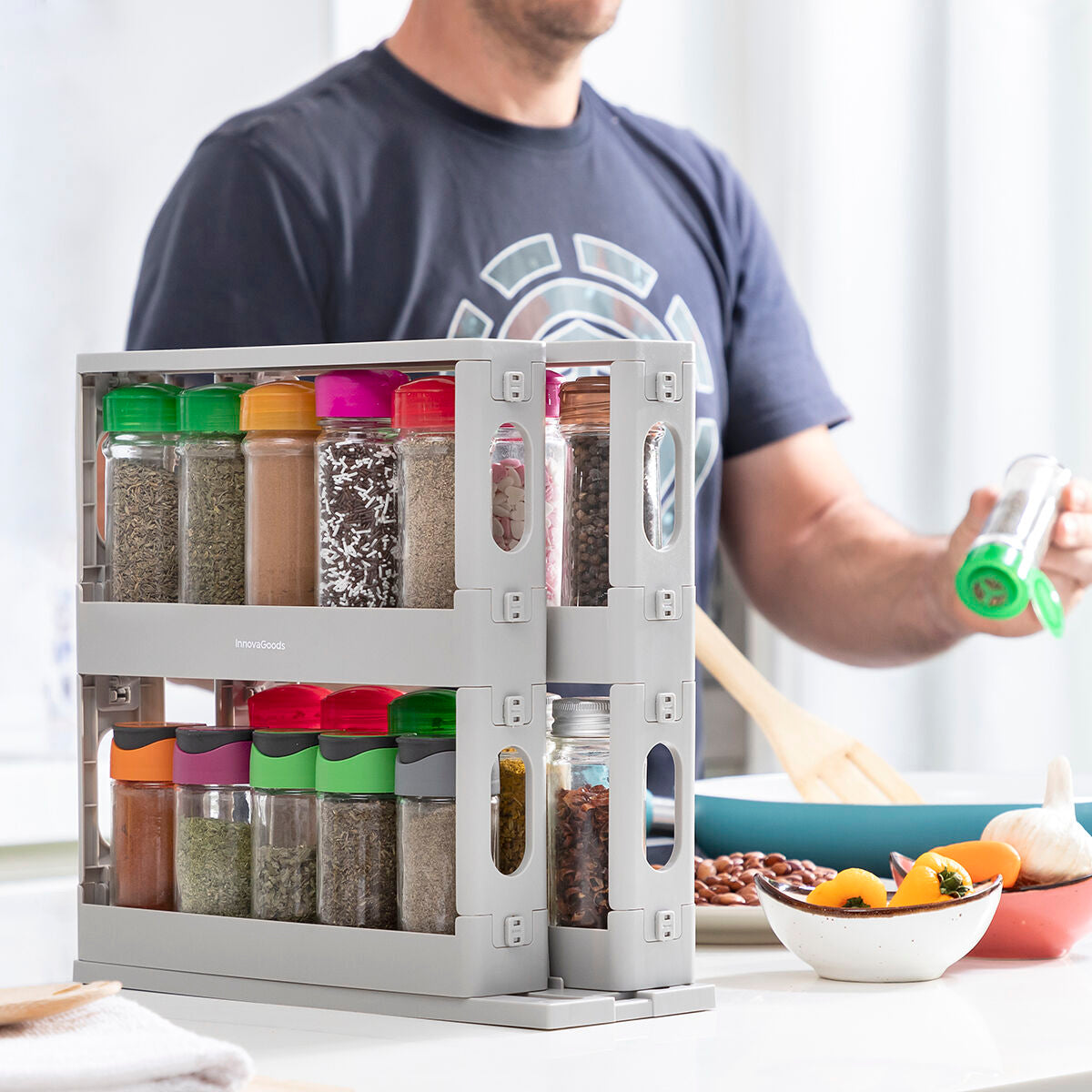 Uttrekkbar krydderhylle – Rispick InnovaGoods